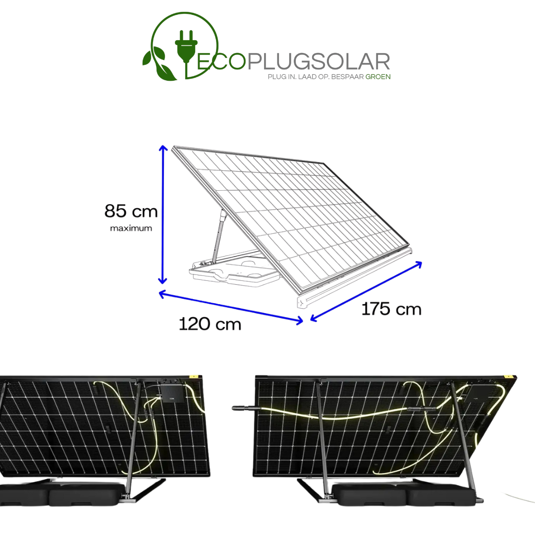 PLUG & PLAY ALL IN 1 PREMIUM ZONNEPANEEL SET - 450 WP